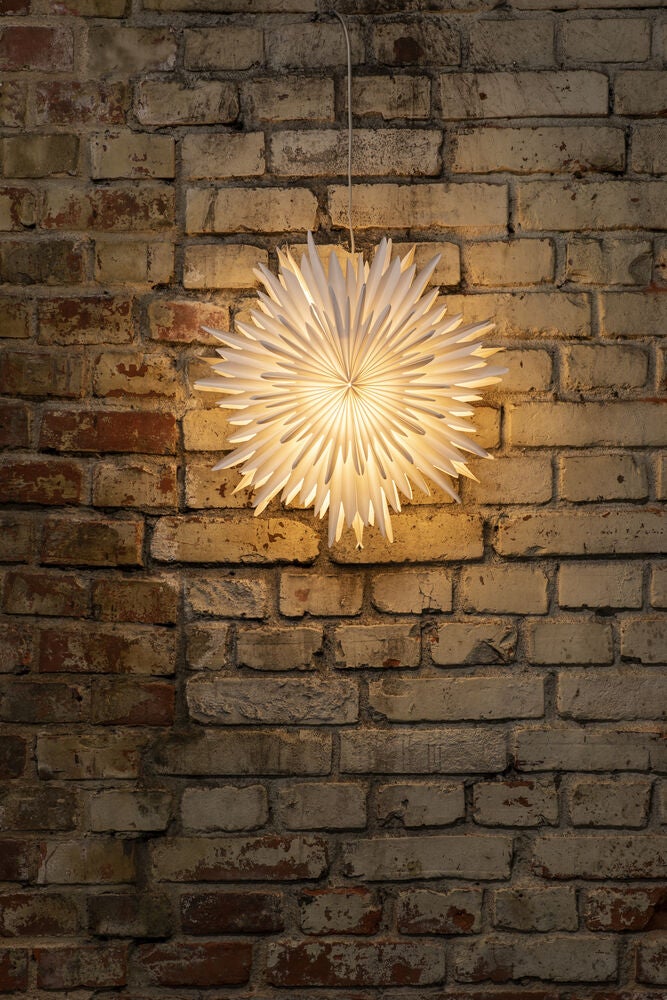 Pappersstjärna vit 46 cm