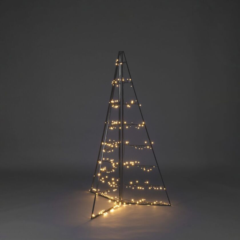 Metalldekoration pyramid LED