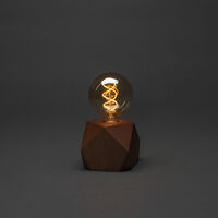 B/O Dekoration LED trä