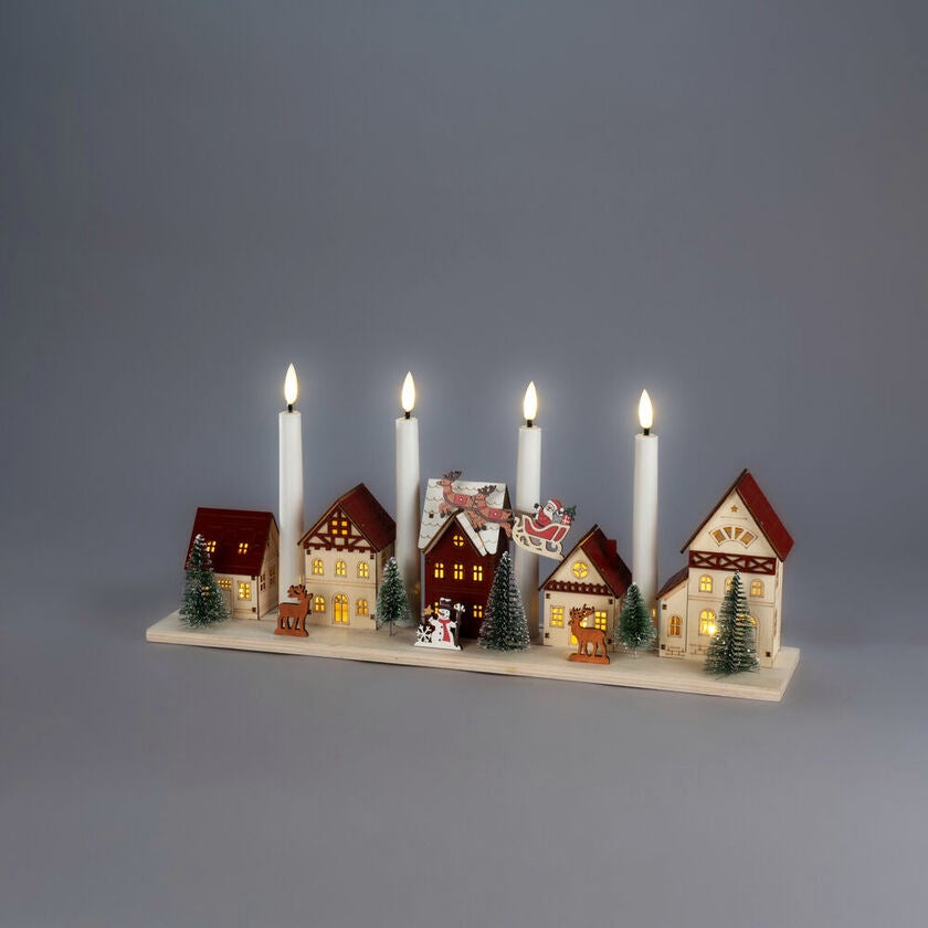 Silhou.-Leuchter LED B/O