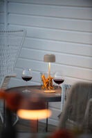 Lille bordslampa USB Svart