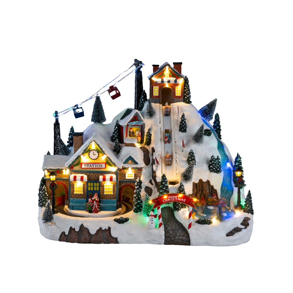B/O Xmas Skigebiet LED