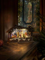 Water Lantern Nativity Scene
