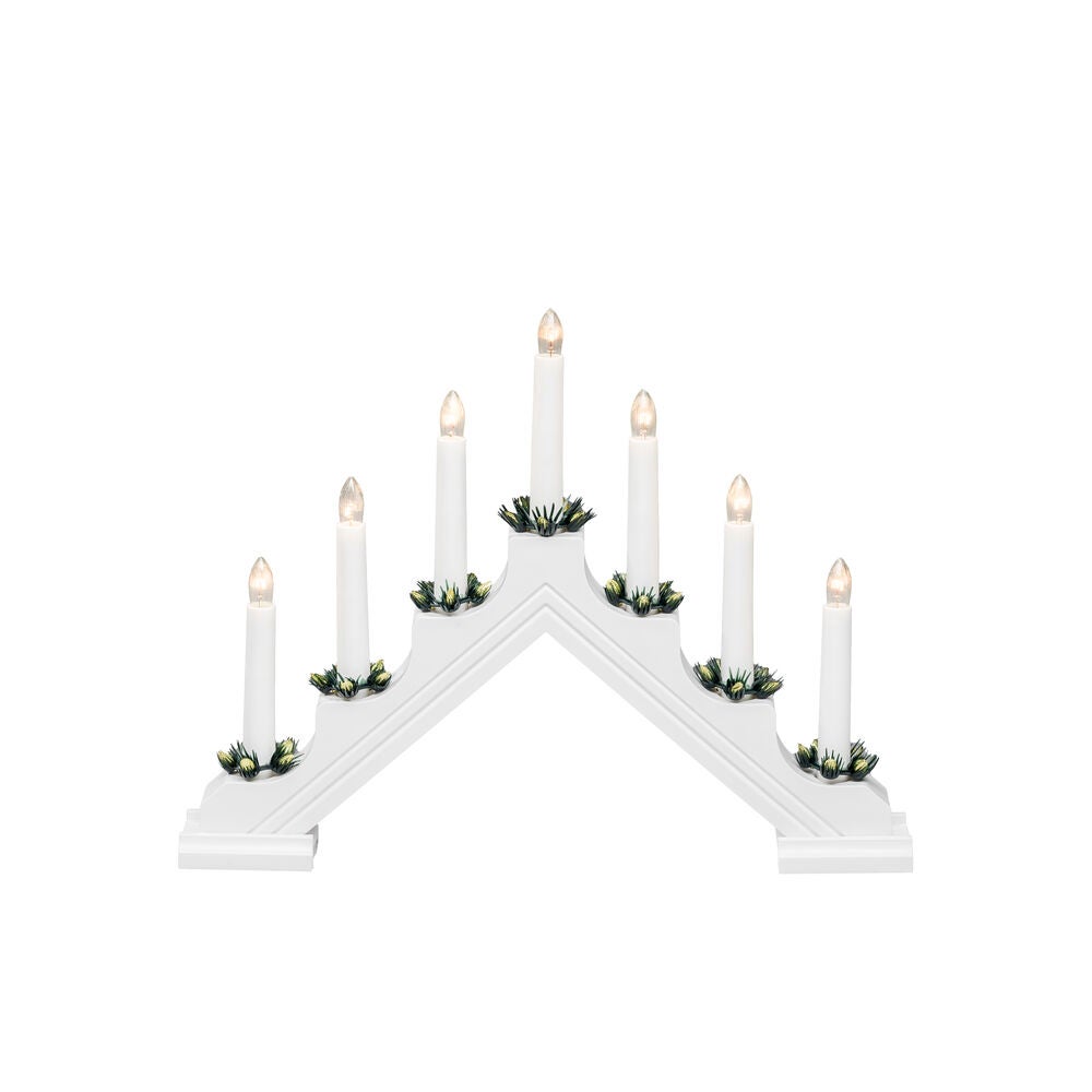 Plastic candlestick 7 bulb