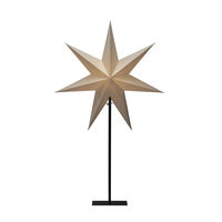 Pappersstjärna greige, met.fot