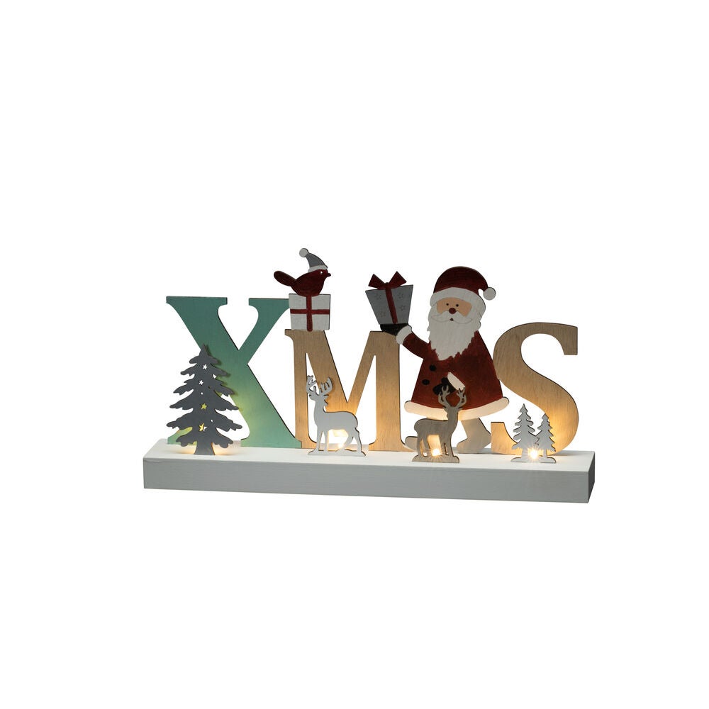 LED Holzsilhouette Christmas