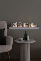 LED Holzsilhouette Haus, 10 ww