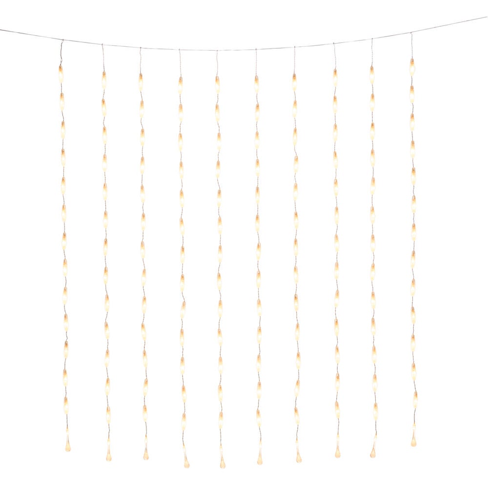 Gardinslinga droppar 140 LED