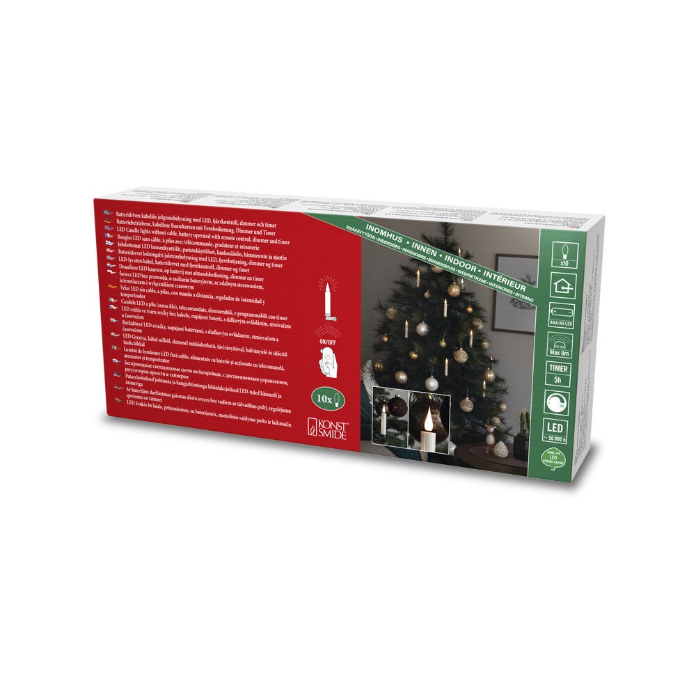 B/O Christmas lightset 10 LED