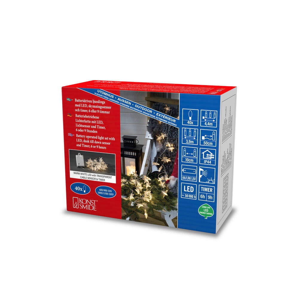 Slinga stjärnor 40 LED