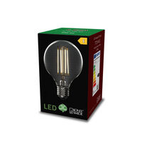 Glödlampa LED E27 80mm klar