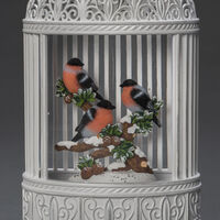 LED WL Gimpel im Baum, B/B