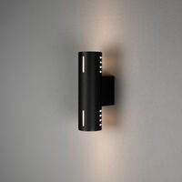 Cuneo vägglykta E27 Svart