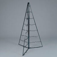 Metalldekoration pyramid LED