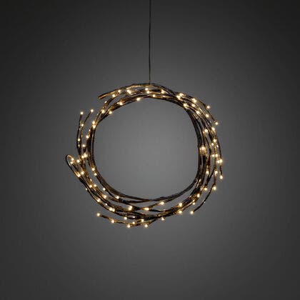 Krans/girlang varmvita LED