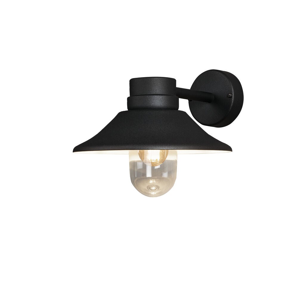 Vega wall lamp black E27