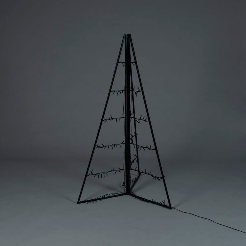 Metalldekoration pyramid LED