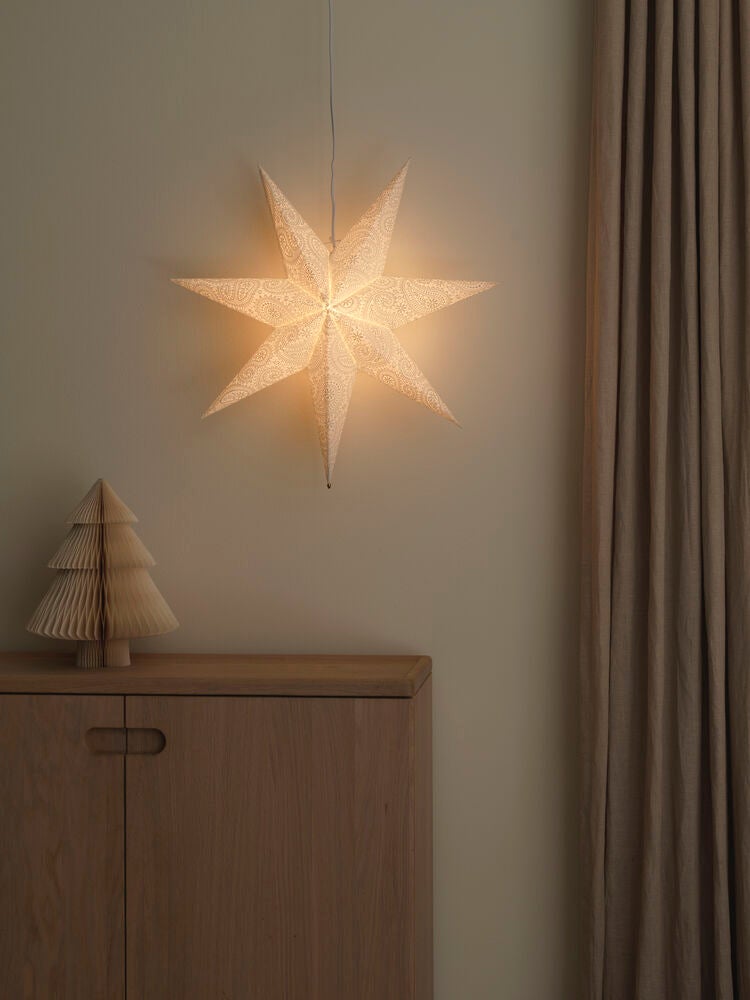 Paper Star hanging 60cm white