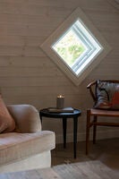 B/O cement candle light LED