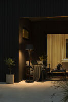 Pomezia floor lamp usb black