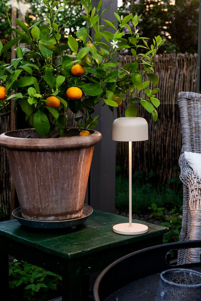 Lille bordslampa USB Svart