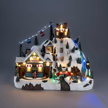 B/O Xmas Skigebiet LED