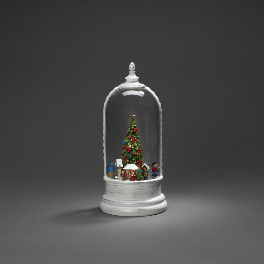 Vattenfylld lykta julmarknad