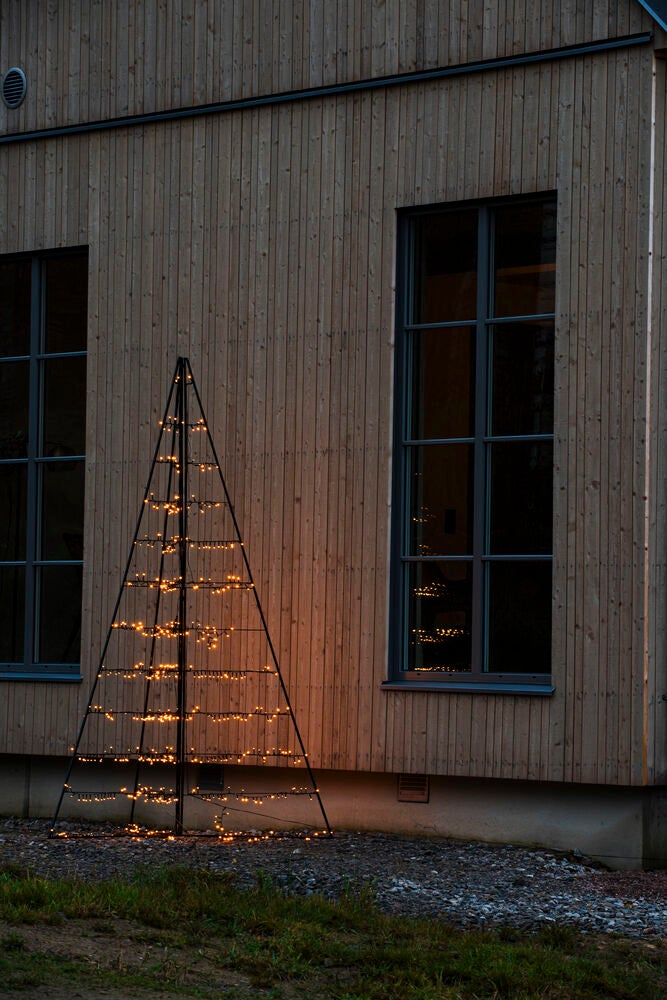 LED Metall Pyramide, 651 bern.