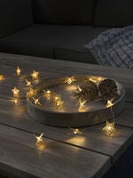 LED Dekolichterkette, goldene