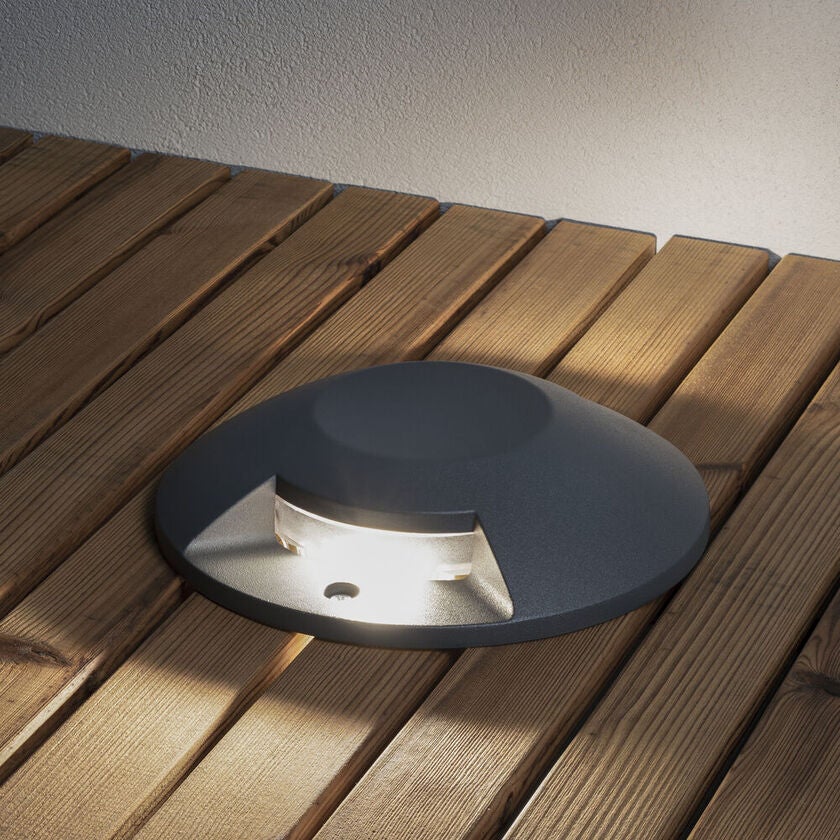 Ground/Deck Light LED Dk Grey