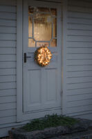 B/O Wreath, 40cm 25 LED