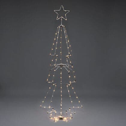 Metal Christmas Tree White