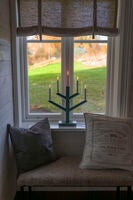 Holzleuchter Holz 5 Lampen Grü