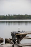 Edison XS bordslampa M.Grå USB