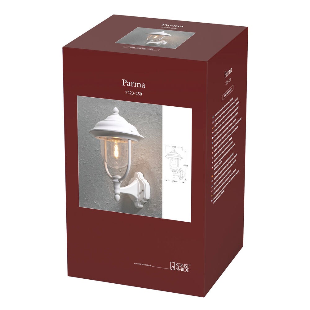 Parma Up Light Matt White