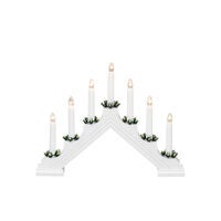 Plastic candlestick 7 bulb