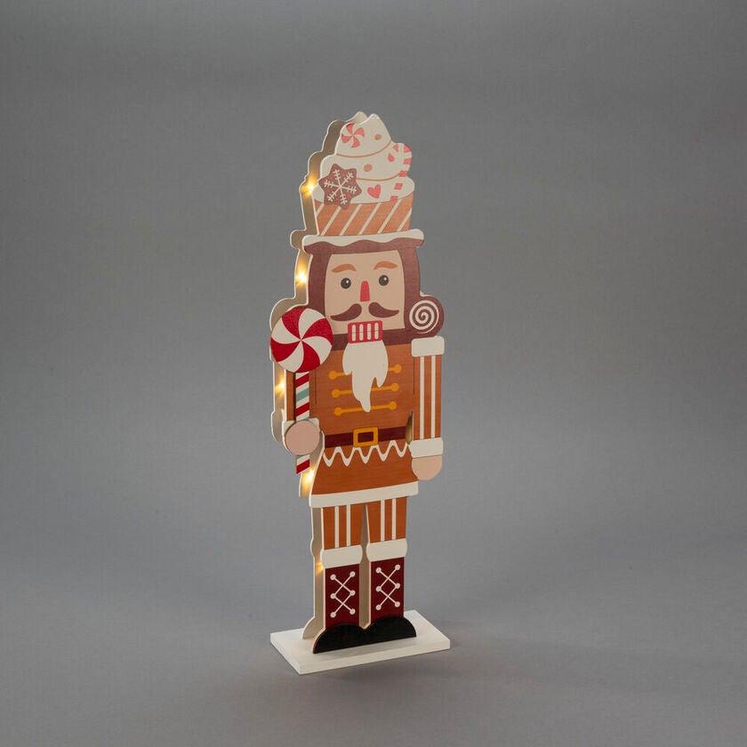 Nötknäppare brun LED batteri