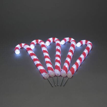 LED Acryl Zuckerstange 5er Set