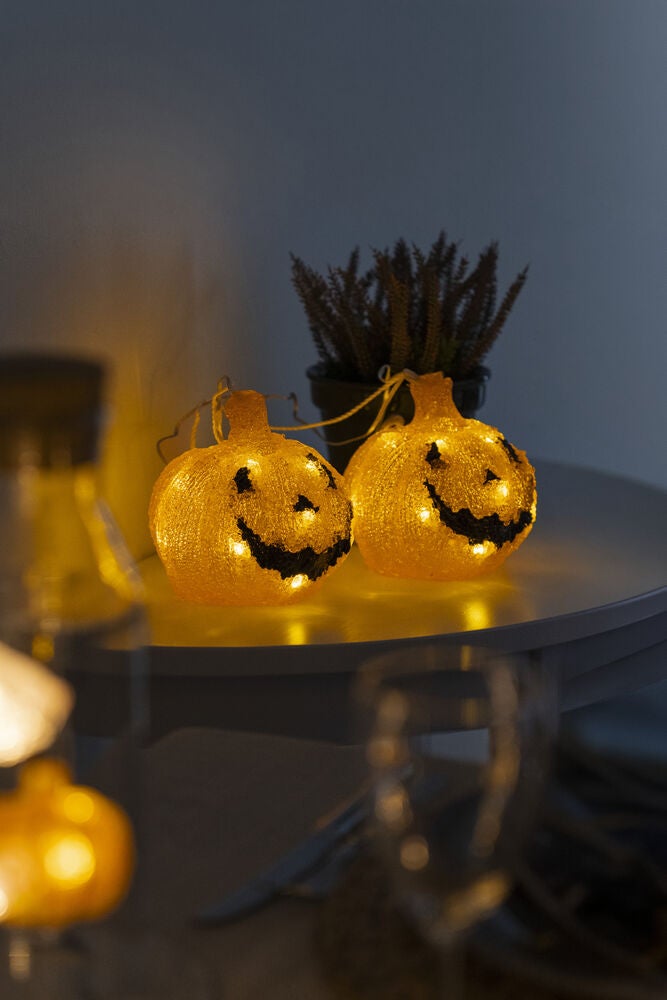 Acrylic pumpkin set B/O