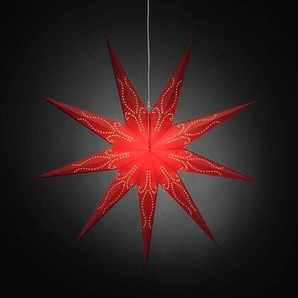 Paper star 9 points 115cm