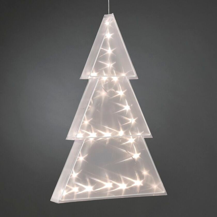 Plastic tree, star effect, LED