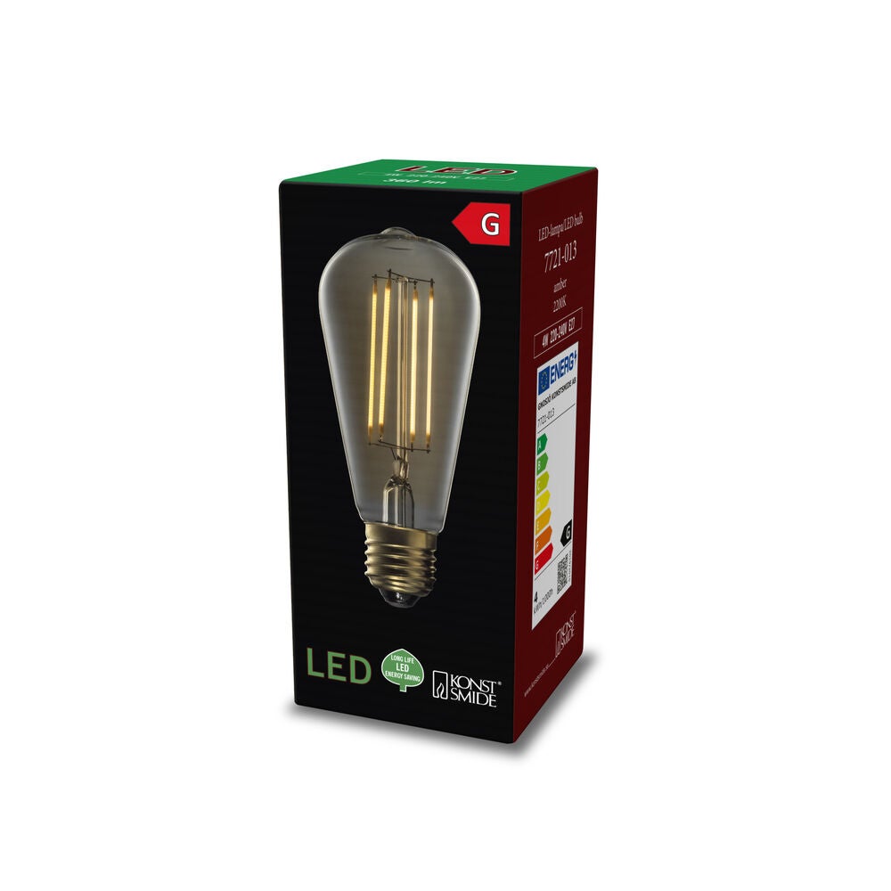Sparebulb LED E27 ST19 amber