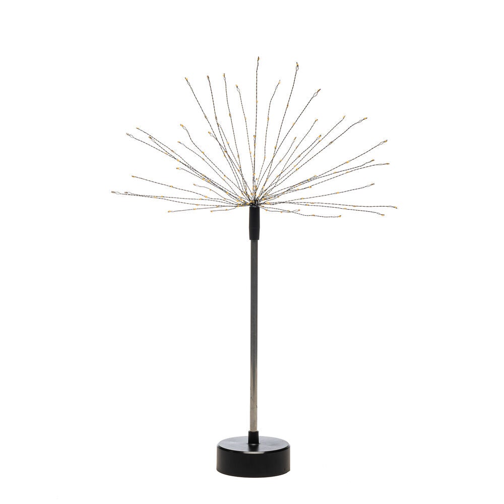 Stående metalldekoration svart