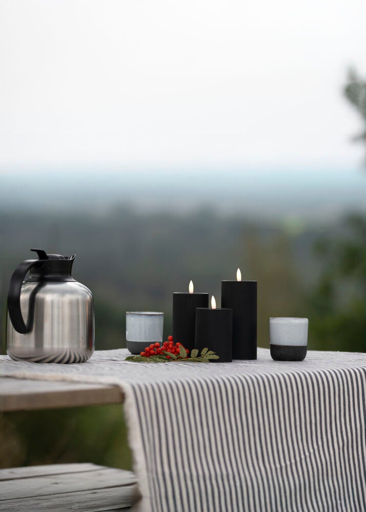 Blockljus LED vit 10cm