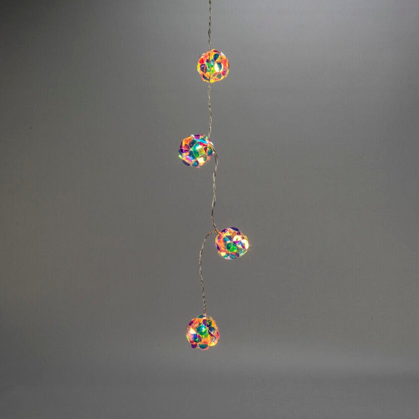 Dekolichterkette, 10 warmweiße