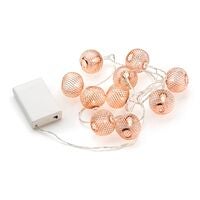 Light Set 10 Copper Balls LED