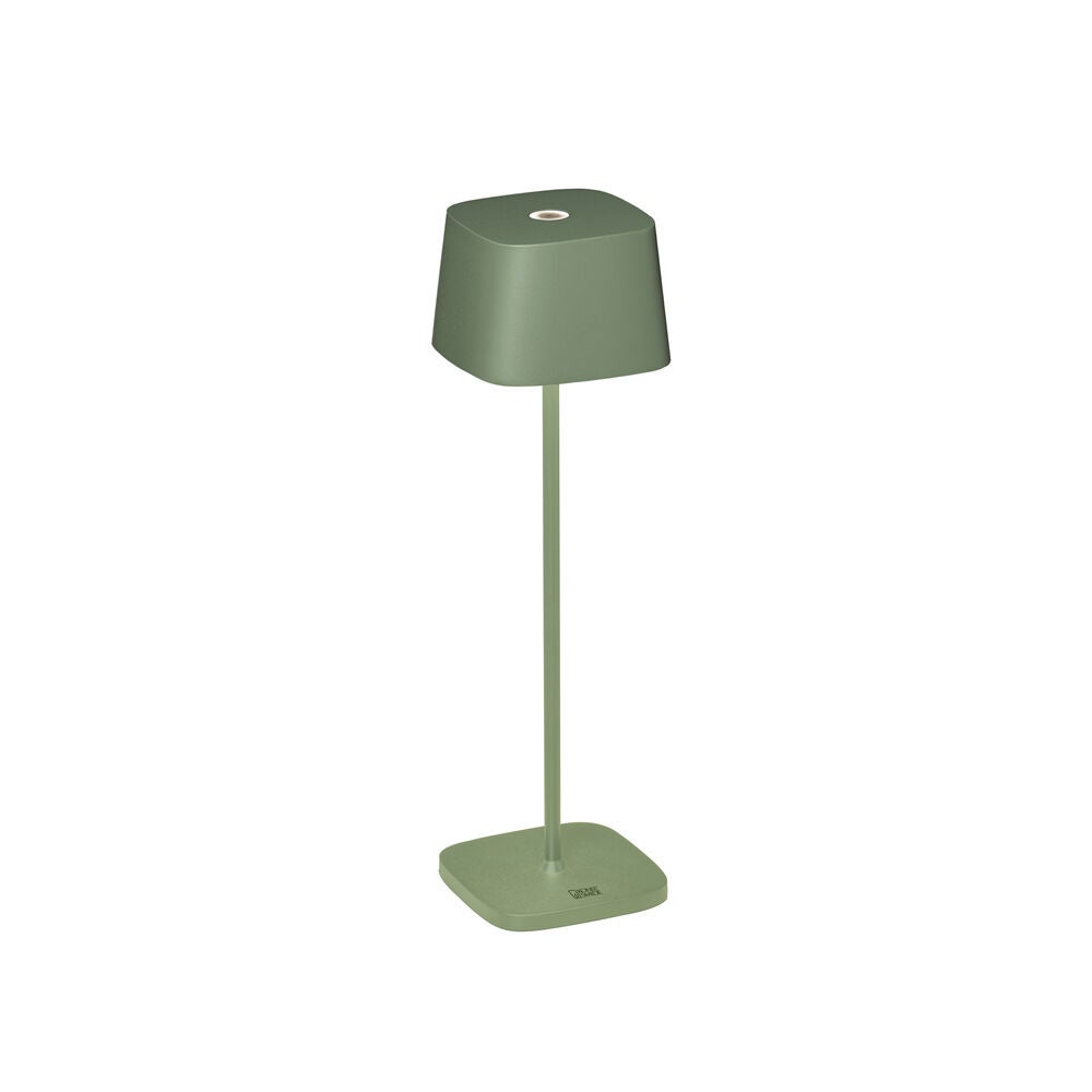 Capri table lamp usb green/gr