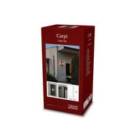 Carpi vägglykta L svart E27