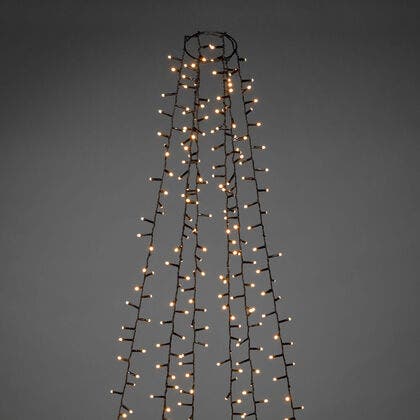 Tree light set cluster frosted LED
