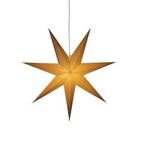 Pappersstjärna beige 78 cm